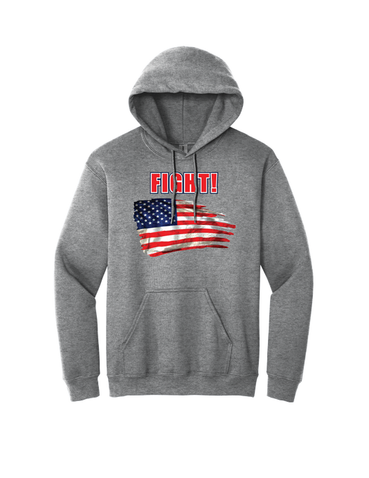 FIGHT! Old Glory Hooded Sweatshirt