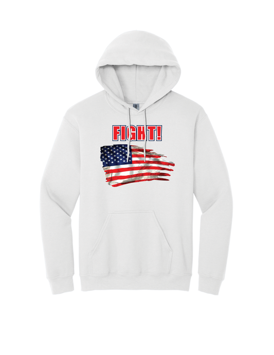 FIGHT! Old Glory Hooded Sweatshirt
