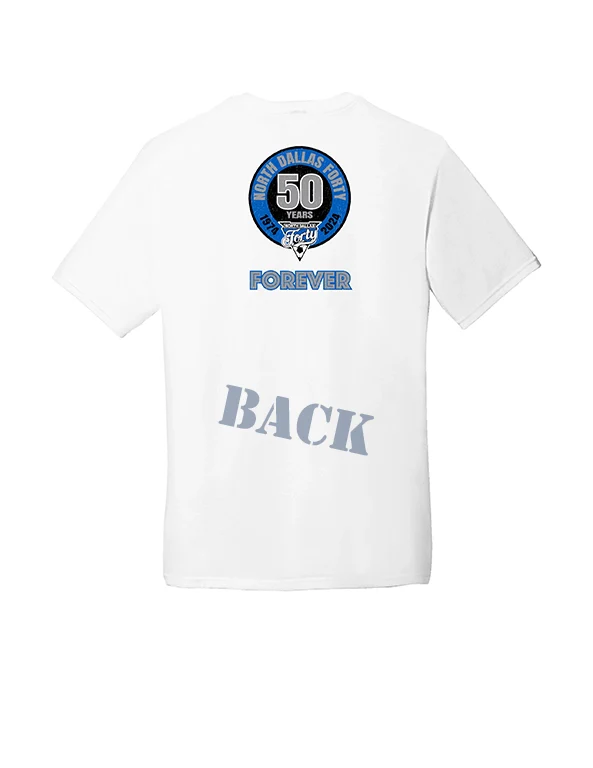 50th logo tri-blend tee