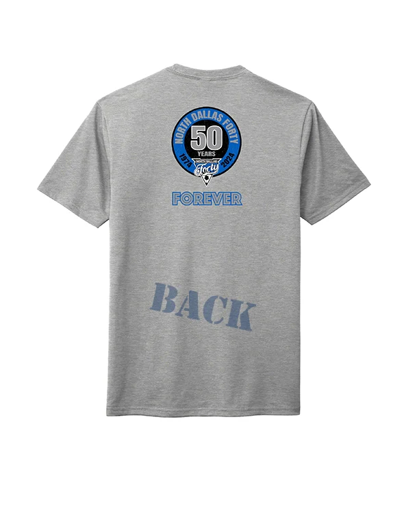 50th logo tri-blend tee