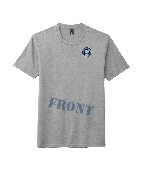 50th logo tri-blend tee