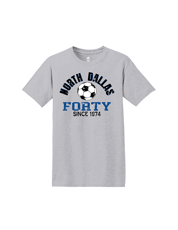 Block North Dallas Forty tri-blend tee distressed