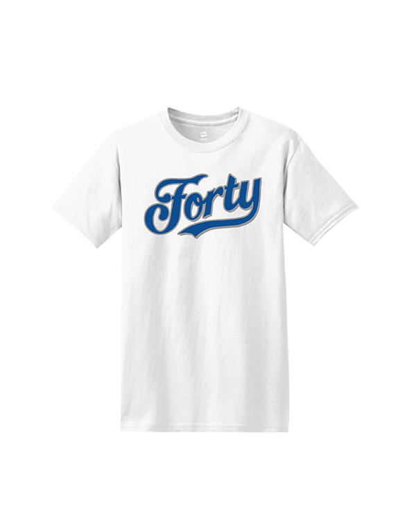 Forty Script tri-blend tee