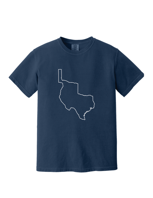 Republic of Texas Outline T-Shirt