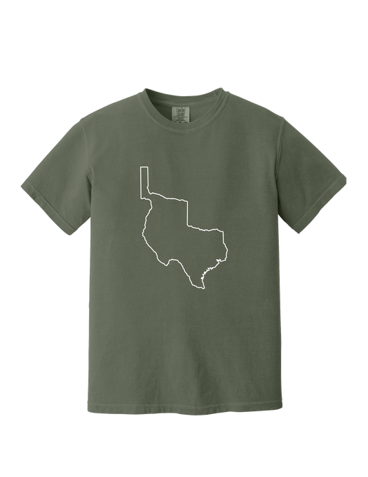 Republic of Texas Outline T-Shirt