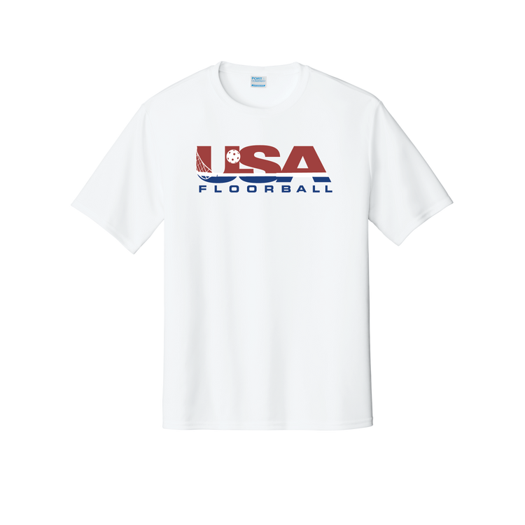 USA Floorball Men's White Practice Shirt