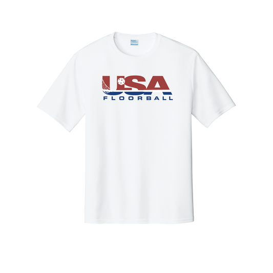 USA Floorball Men's White Practice Shirt
